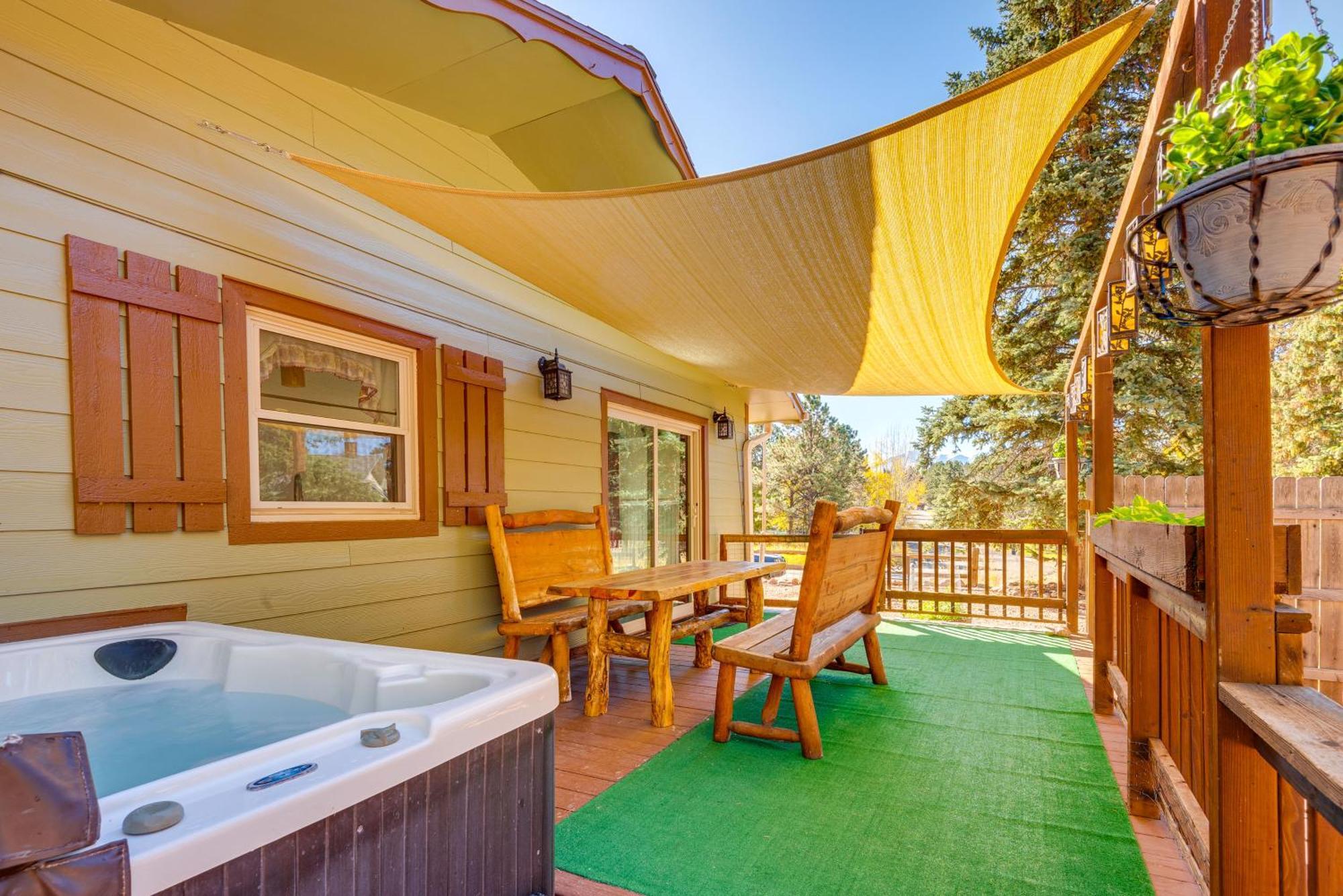 Vila Peaceful Getaway With Private Hot Tub And Mtn Views! Woodland Park Exteriér fotografie